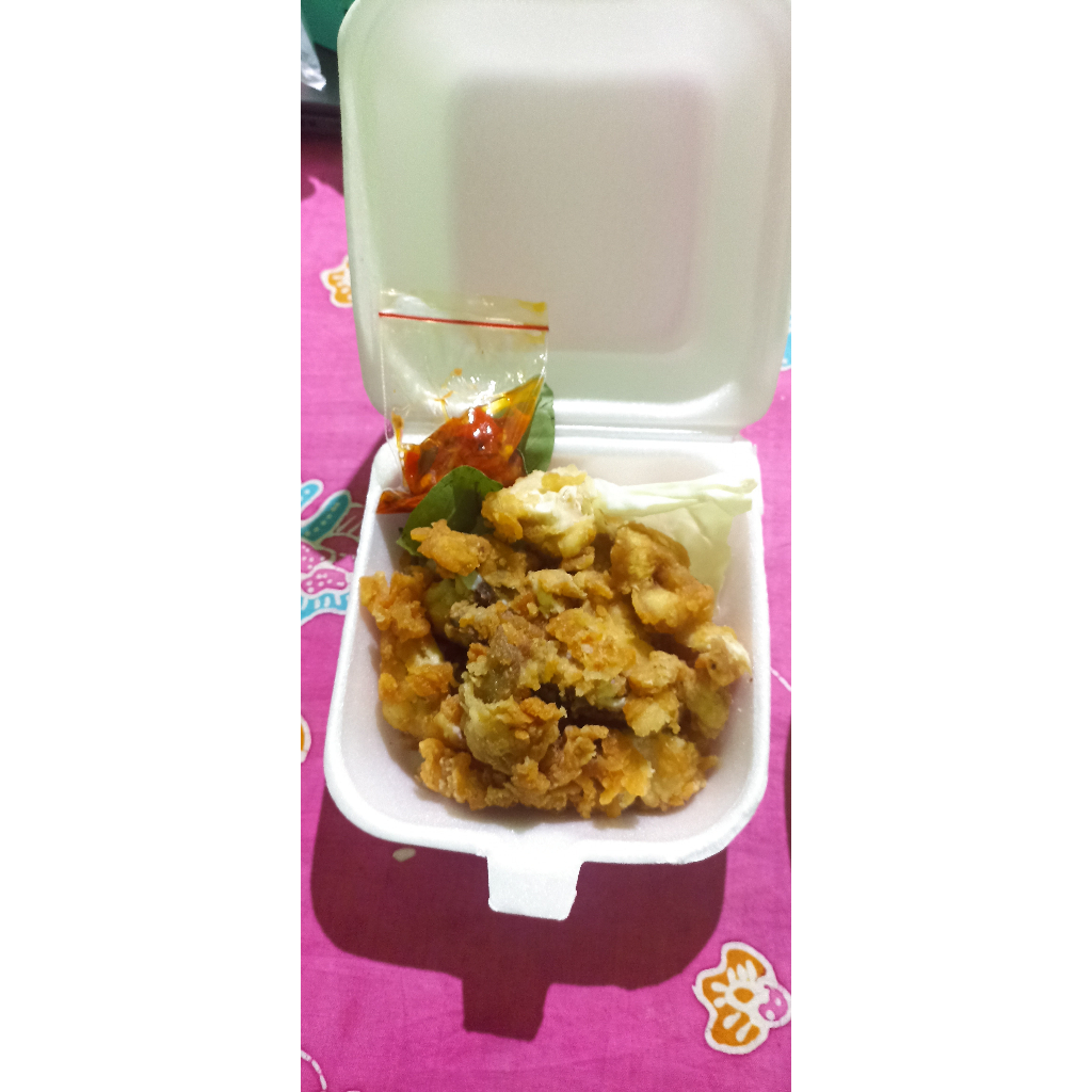 

ayam geprek penyet