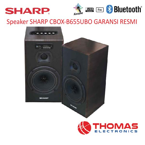 Speaker Aktif SHARP CBOX B655UBO / CBOX 655 UBO GARANSI RESMI