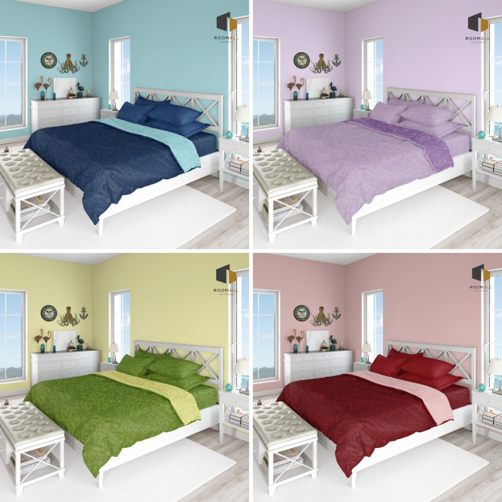 Bed Cover Homemade Emboss Polos Ukuran 120x200 Tinggi 20 Bed Cover Single