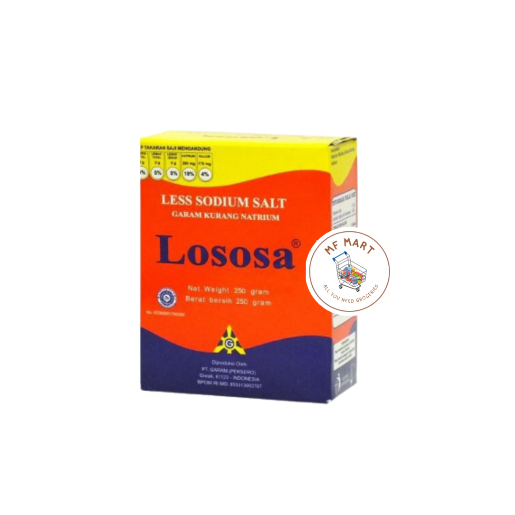 

[COD] Garam Lososa 250G Garam Hipertensi Garam Sehat FREE KARDUS/BUBBLEWRAP