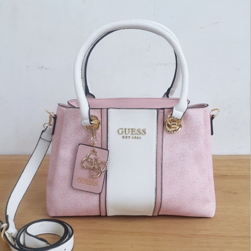 (WODB) Tas Cathleen satchel status 3 color selempang crossbody tali panjang top handle bag gift bag satchel gb large big medium office kantor tas jinjing a4 g dan s