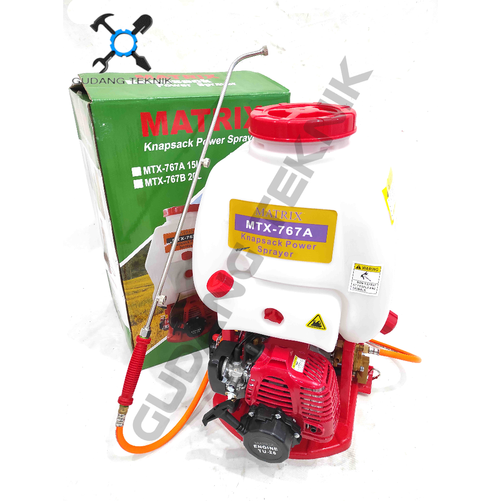 Mesin Sprayer Semprot Hama 20L 2Tak TANOSS TN888 MATRIX MTX-767A / Engine Sprayer Semprotan Hama 20 Liter 2T TANOS