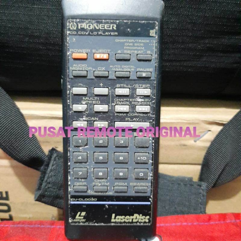 REMOTE REMOT LASERDISC PIONEER CU-CLD030 ORIGINAL ASLI
