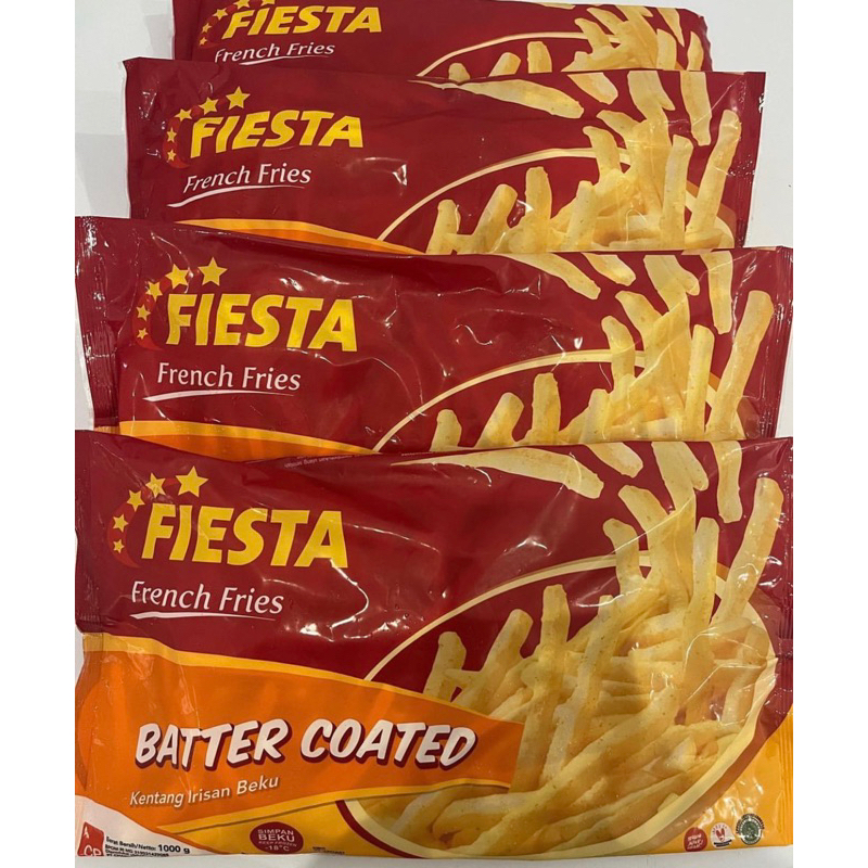 

Fiesta Batter Coated 1000 gr Kentang Keju