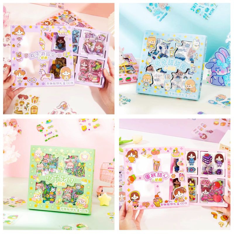 

Stiker momo 100 lembar waterproof /Stiker lucu /stiker Random