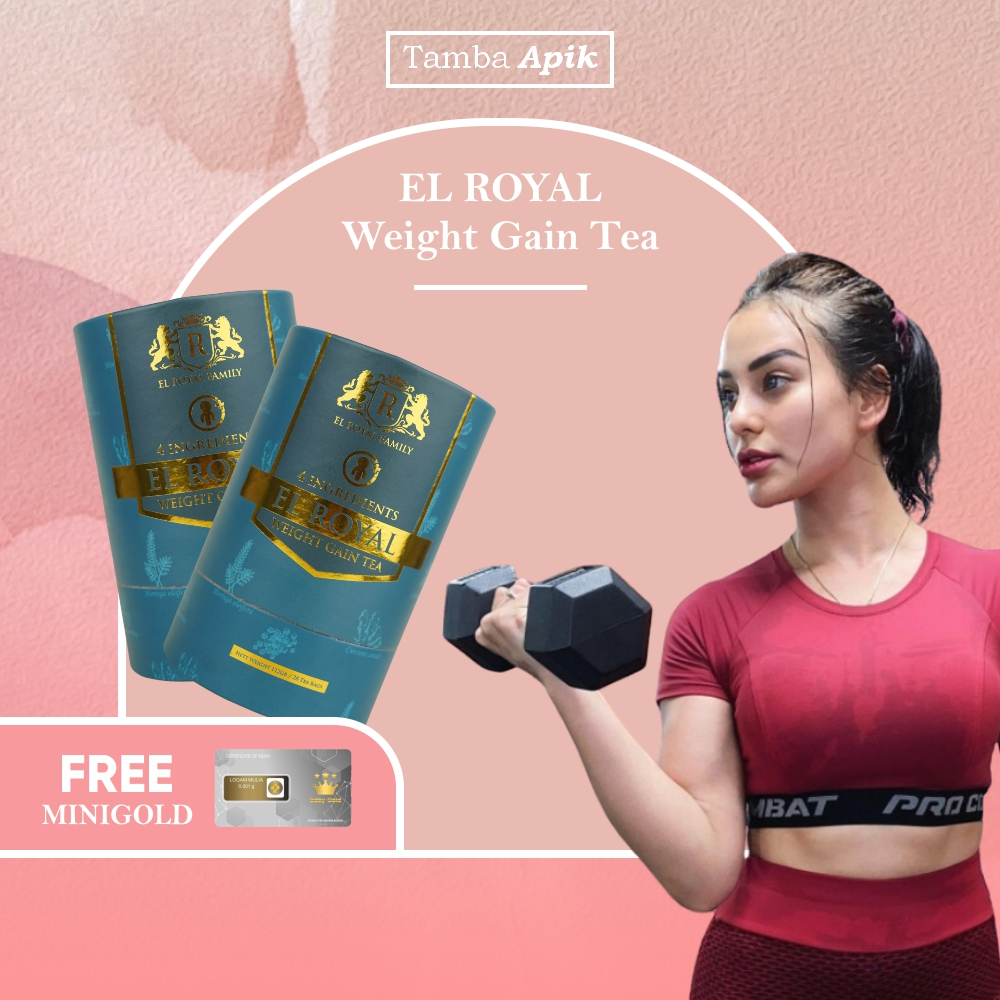 

El Royal Weight Gain Tea Teh Penggemuk Penambah Berat Badan Ideal Meningkatkan Nafsu Makan Nutrisi Protein Karbohidrat Curcuma Daya Tahan Tubuh Mengobati Asam Lambung Melundungi Kesehatan Jantung Hati PIRT BPOM COD