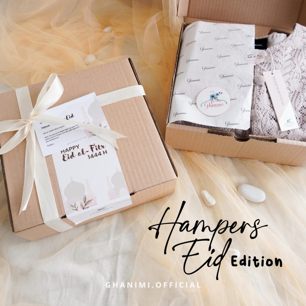 Additional Box Hampers Eid Edition / boks tambahan / packaging kado / box kado hadiah