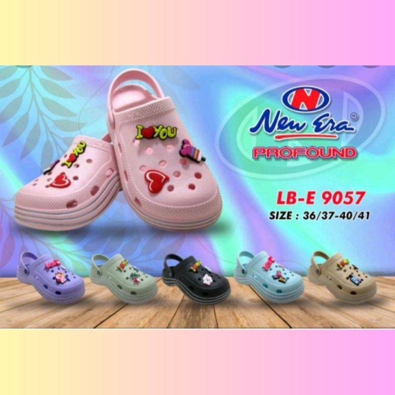 SANDAL BAIM FUJI JIBBITZ KARET NEW ERA LB E 9057 DEWASA (36-41)