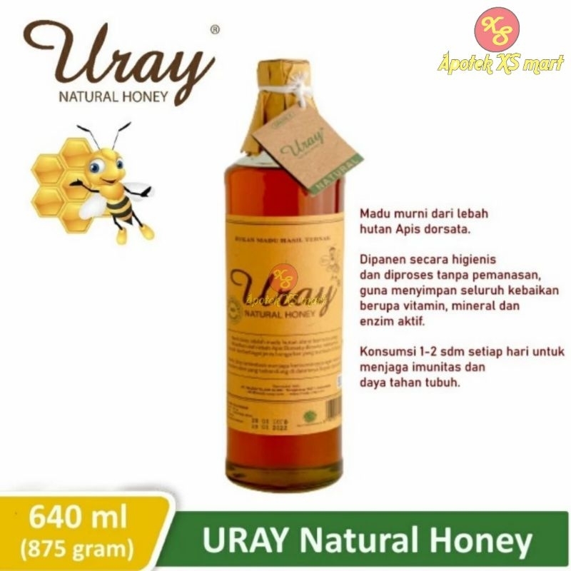 

URAY MADU MURNI 875 GRAM (640 ML) MADU ASLI MADU ORIGINAL MADU GRADE A