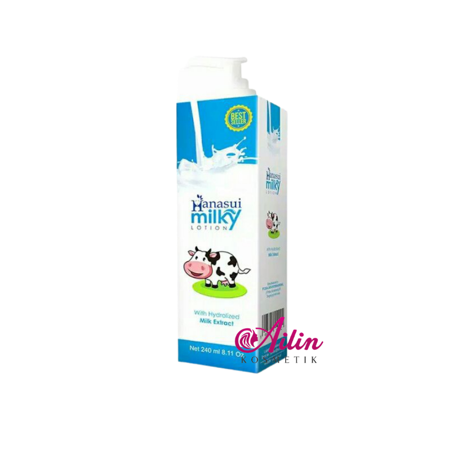 HANASUI MILKY LOTION BPOM 240ML  by AILIN