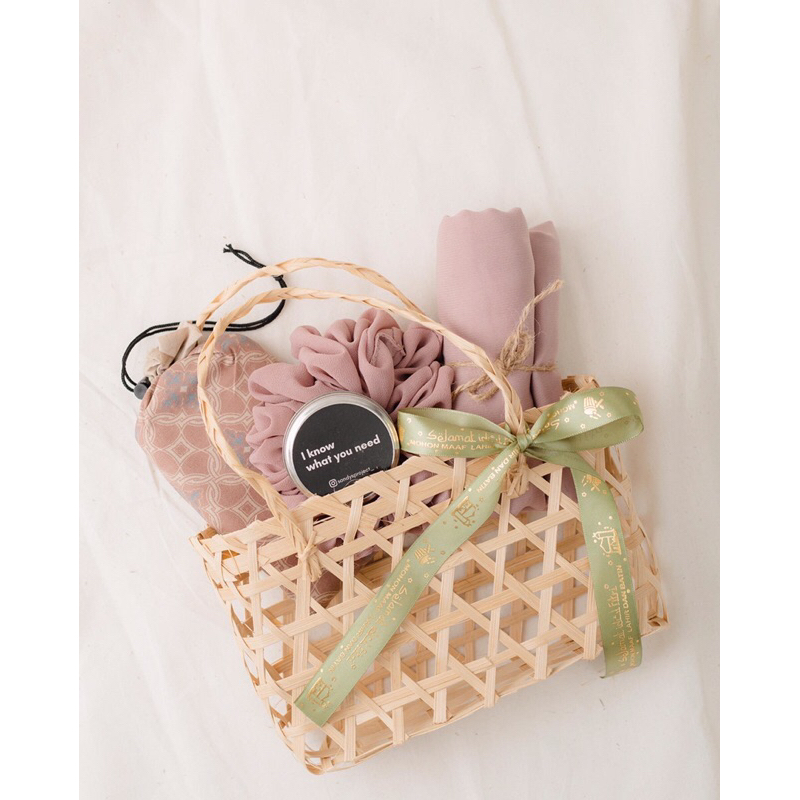 HAMPERS SPESIAL RAMADHAN | HAMPERS IDUL FITRI LEBARAN | GIFT BOX | PACKAGING KERANJANG BAMBU