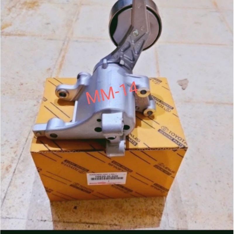 TENSIONER ASSY FAN BELT INNOVA DIESEL FORTUNER HILUX DIESEL ORIGINAL