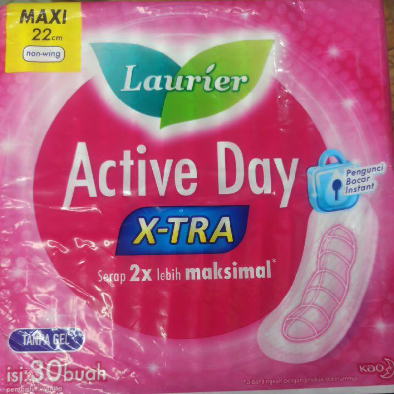 LAURIER ACTIVE DAY SUPER MAXI 30S PEMBALUT ISI 30
