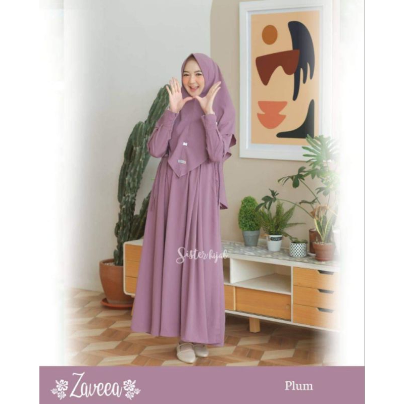 GAMIS SET KHIMAR ZAVEEA BY SISTER HIJAB