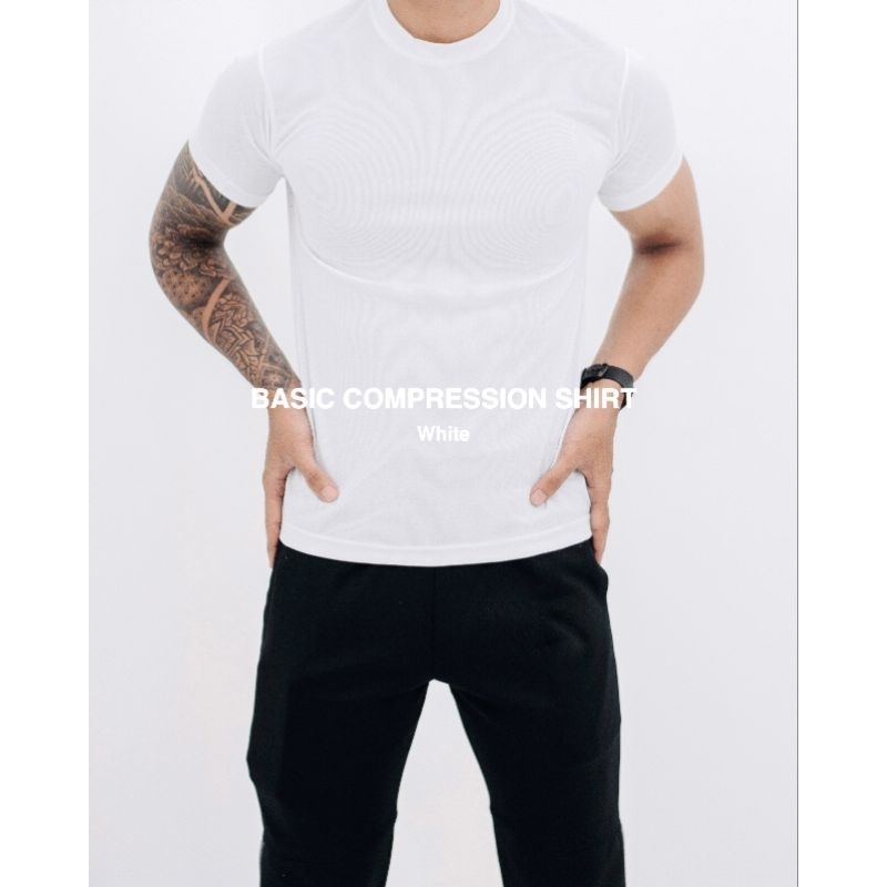 Kaos Dry Fit / Baju Olahraga / Basic Compression Shirt