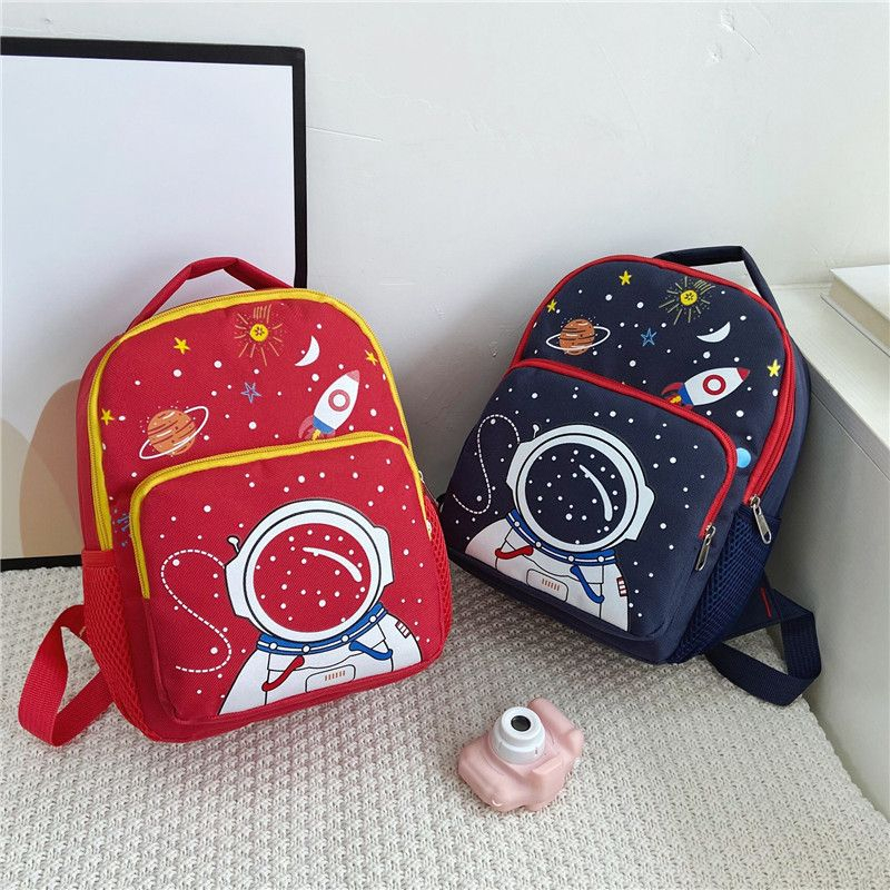 T-013 IMPORT Tas Ransel Sekolah Anak TK/PAUD Motif Astronot / Tas Sekolah Anak Cewek Cowok