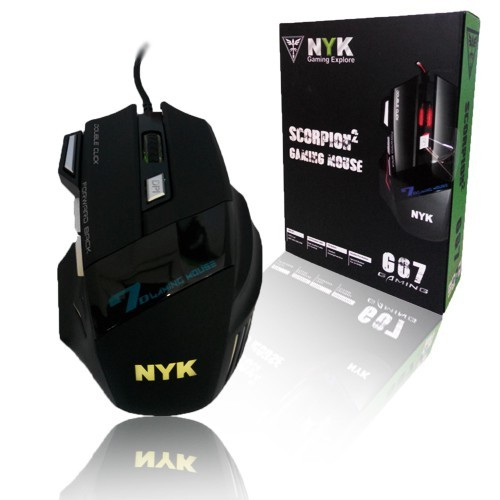 MOUSEPAD RGB GAMING + KEYBOARD NYK K02 + MOUSE NYK SCORPIO G 07