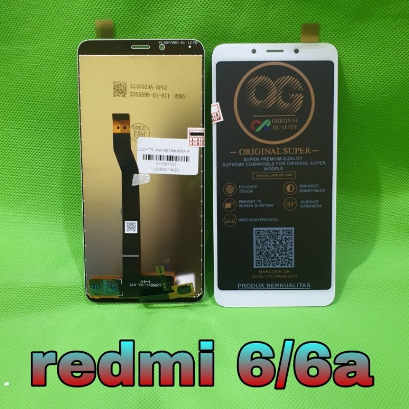 lcd ts xiaomi redmi 6 / 6A fullset lcd touchscreen