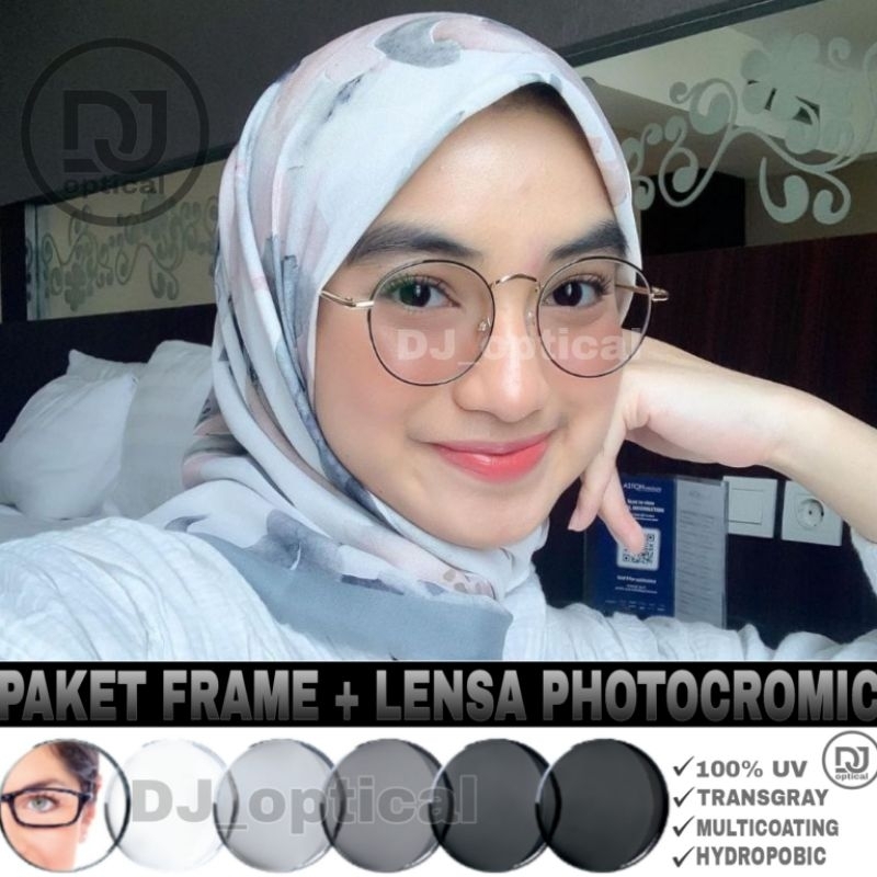 KACAMATA MINUS 3213 | KACAMATA URSULA | KACAMATA PHOTOCROMIC