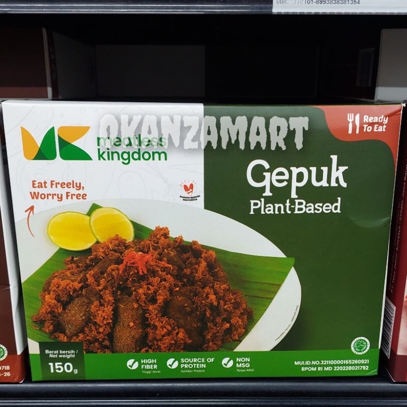 

Meatless Kingdom Gepuk | Dendeng | Rendang Plant Based 150gr