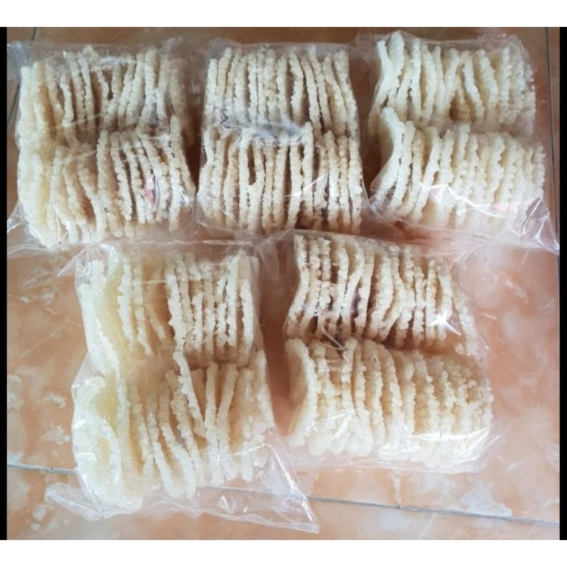 

Krecek/rengginang singkong/telo asli Pacitan 250 gram