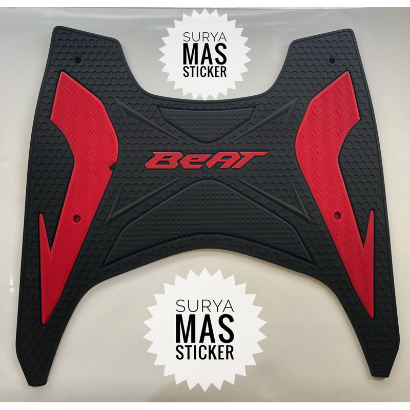 karpet motor beat new 2020 2021 2022 pijakan alas kaki motor honda karet