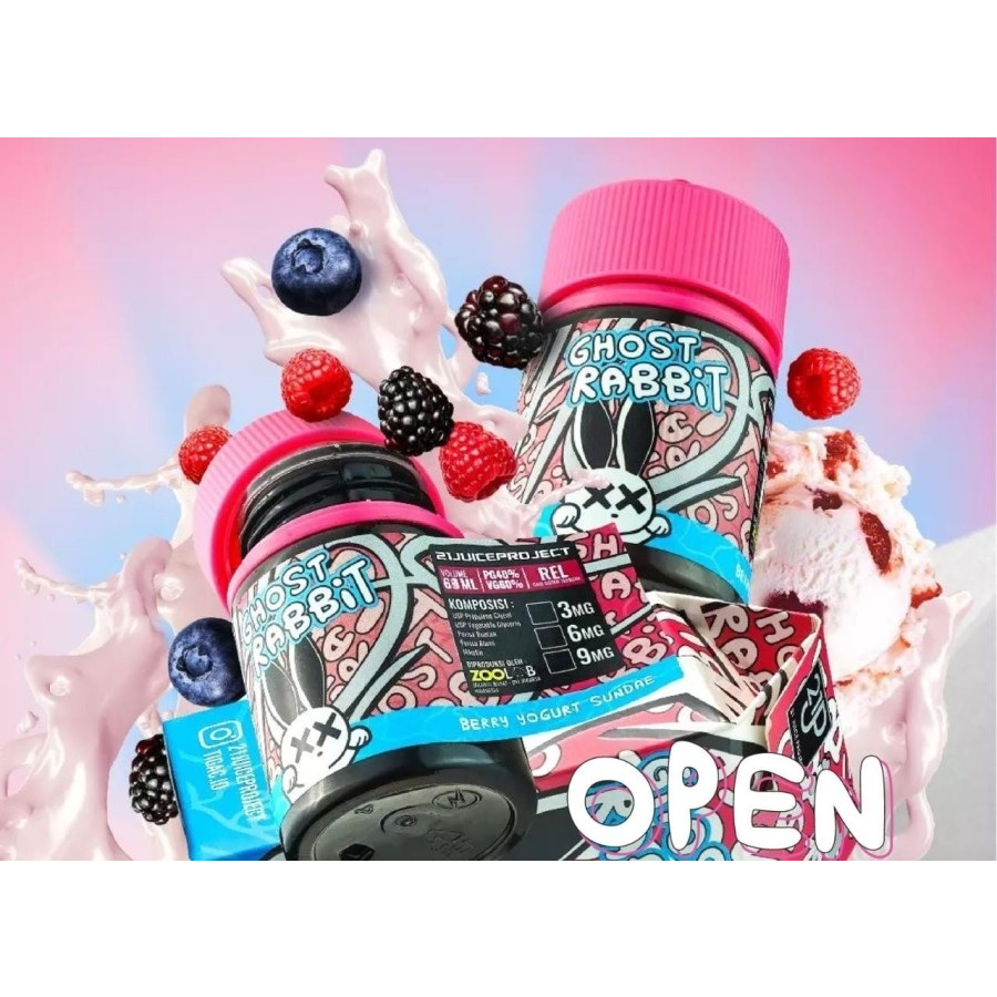 GHOST RABBIT BERRY YOGHURT SUNDAE 60MLI