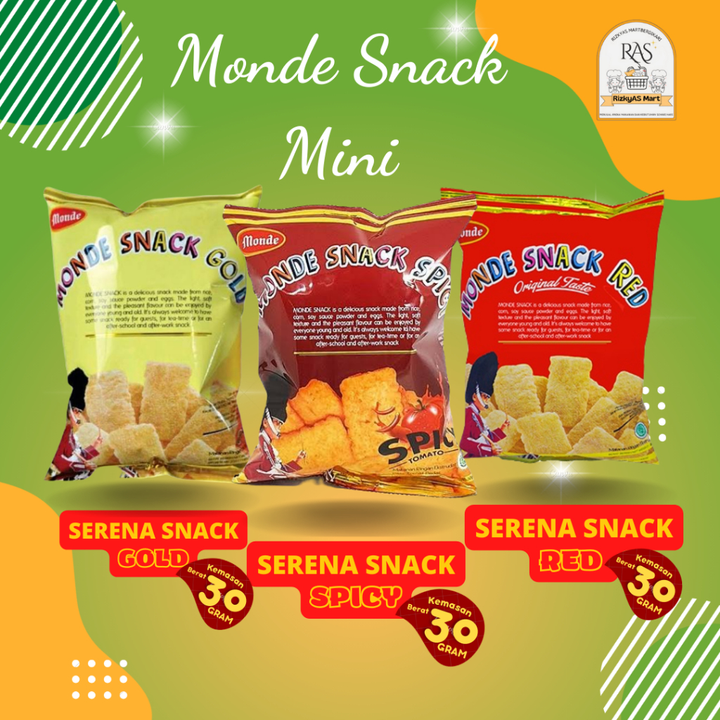 

Monde Serena Gold Mini, Monde Serena Red Mini dan Monde Serena Spicy Mini 30gr