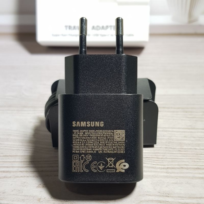 Charger Samsung Super Fast Charging A23 A34 A54 USB C to C 25W ORIGINAL