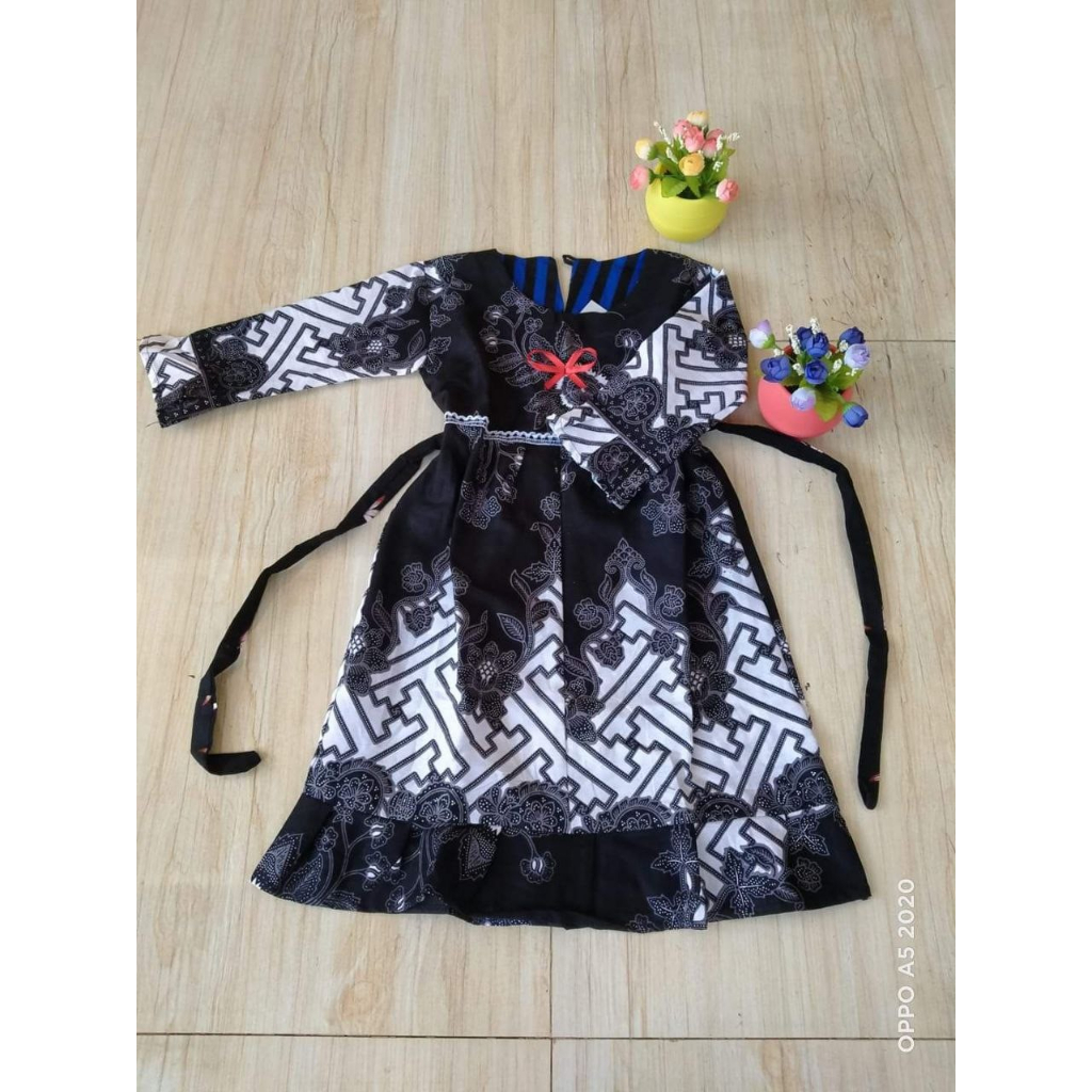 Gamis Batik Anak Perempuan TERMURAH Untuk 2-7 Tahun
