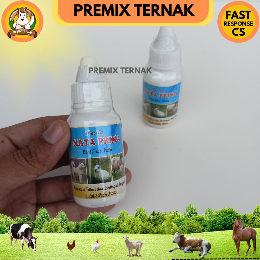 MATA PRIMA 25 ml - Obat tetes mata sapi kambing anjing kucing kelinci