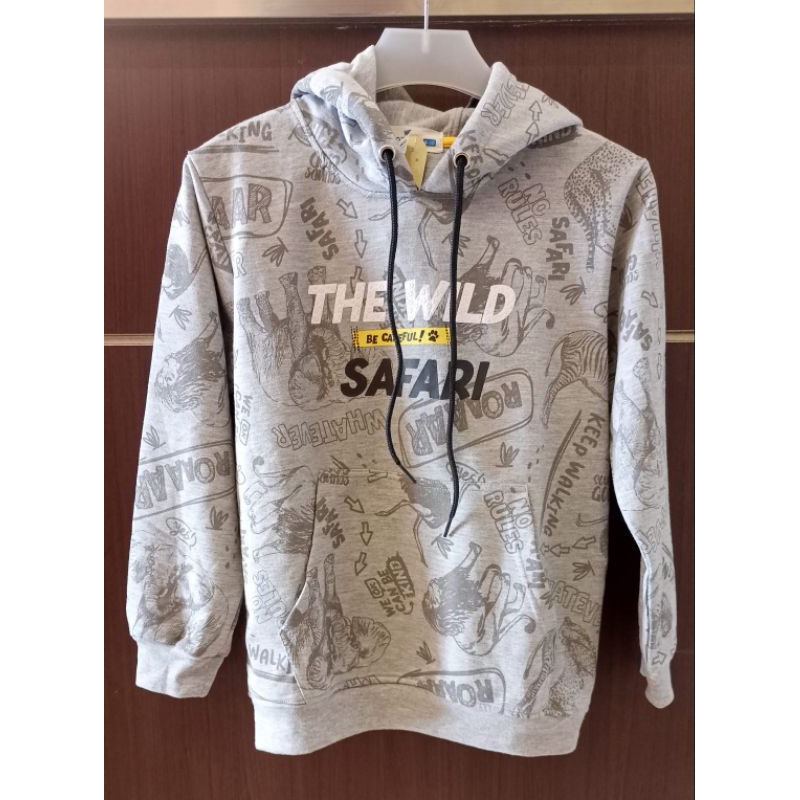 Aero Boys 11 12 tahun jaket jumper hoodie anak laki-laki cowok branded lengan panjang SD outer atasa