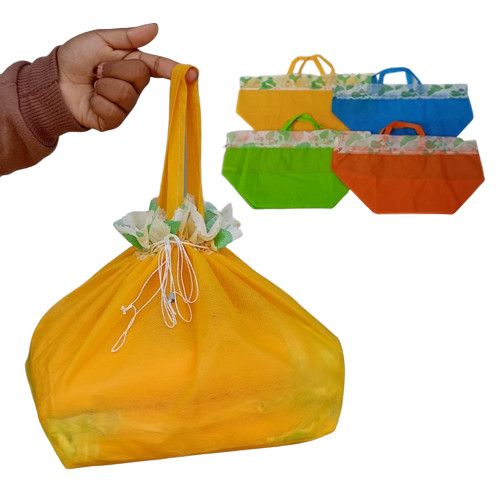 Tas Hajatan Serut 12 Pcs 22 Cm Motif Warna Bunga Goodie Bag Serut Polos Bunga