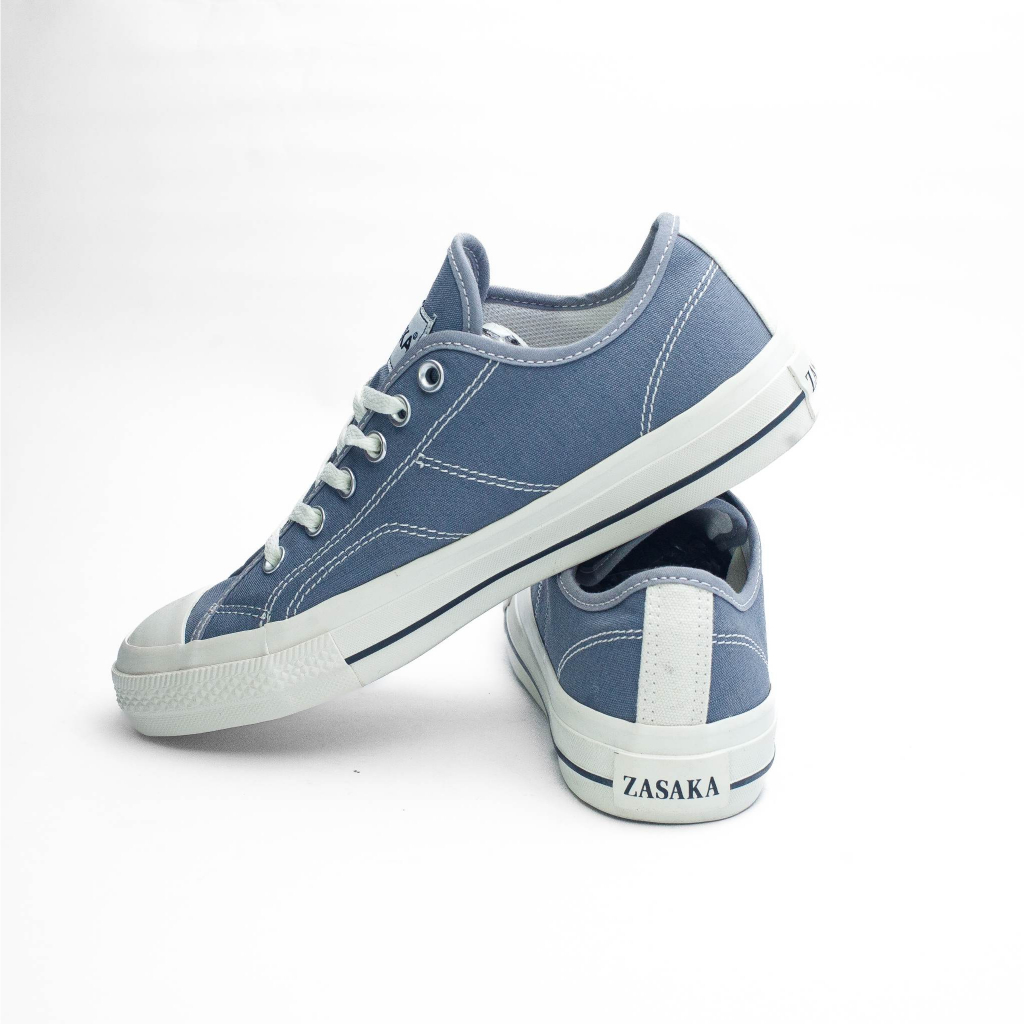 Zasaka - Sepatu Rungkad Grey Sneakers Casual Pria