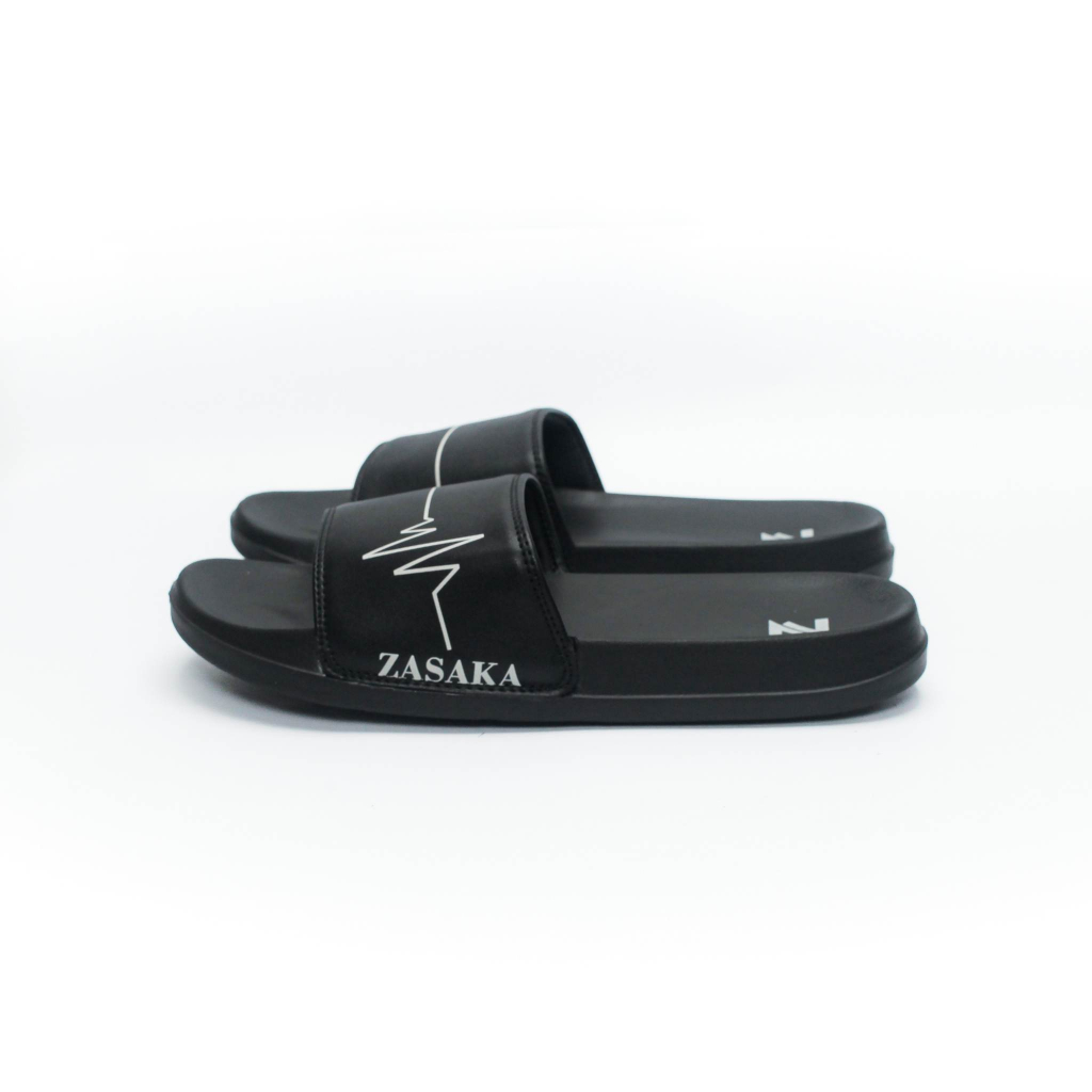 ZASAKA - Sandal Heart Waves Slide slip on Pria Wanita