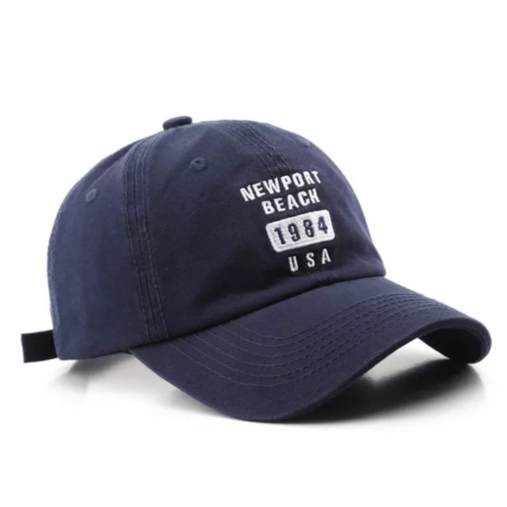 New York Yankees Topi Baseball NY Cap Casual Sport Pria Wanita-NEW PORT NAVY