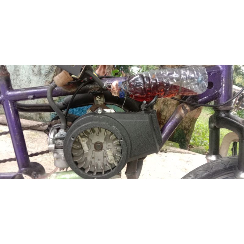 jual mesin mini trail 50 CC second, kondisi normal, tinggal naik rangka ,siap gas