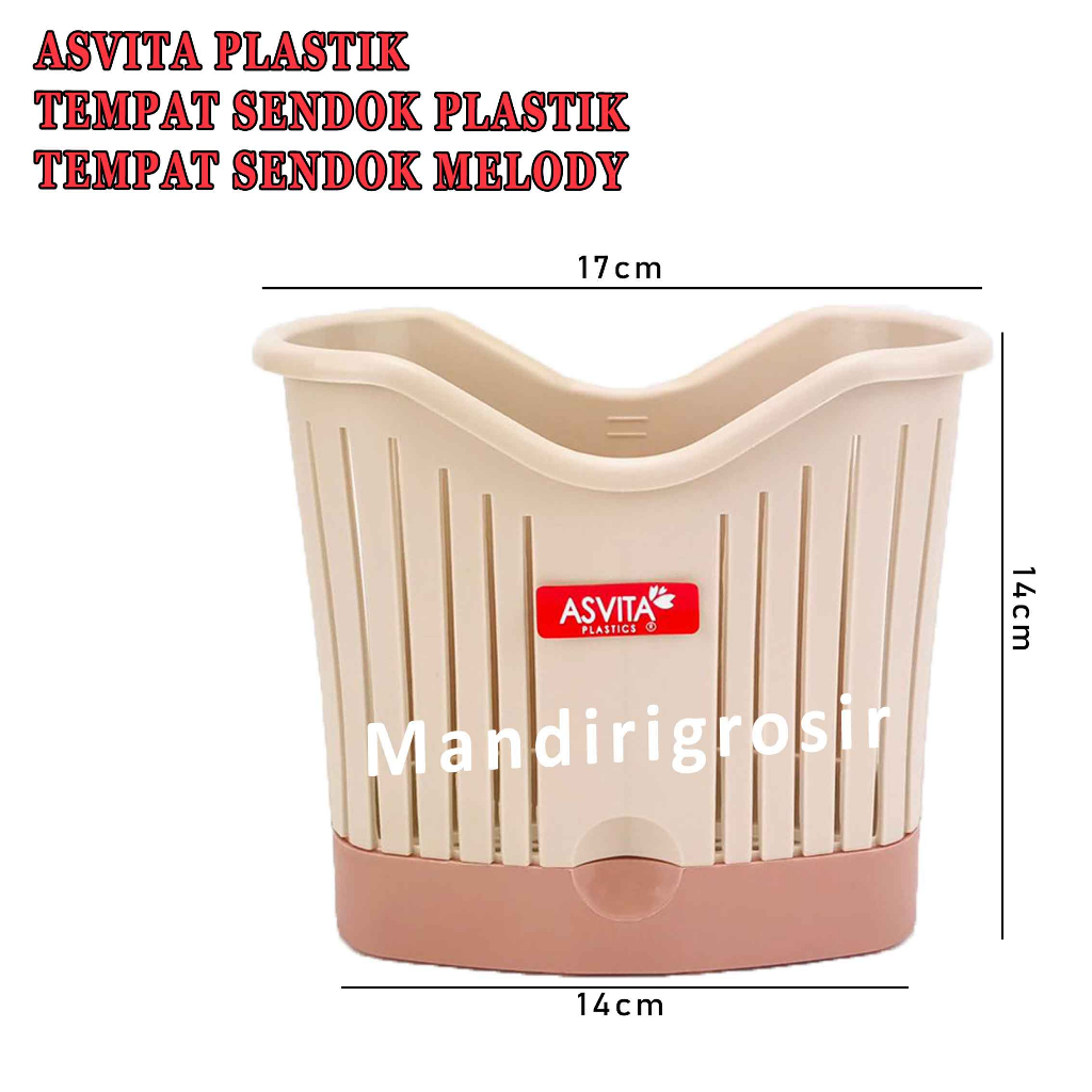 Tempat Sendok Plastik* ASVITA Plastik* Tempat Sendok Melody*Serbaguna