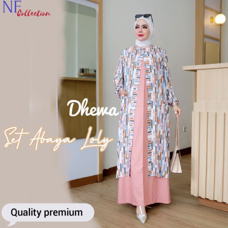 Gamis Abaya Loly By Dhewa Style