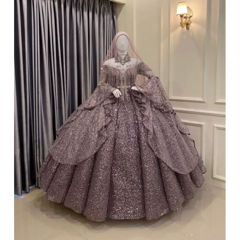 Gaun Pernikahan Muslim Dress