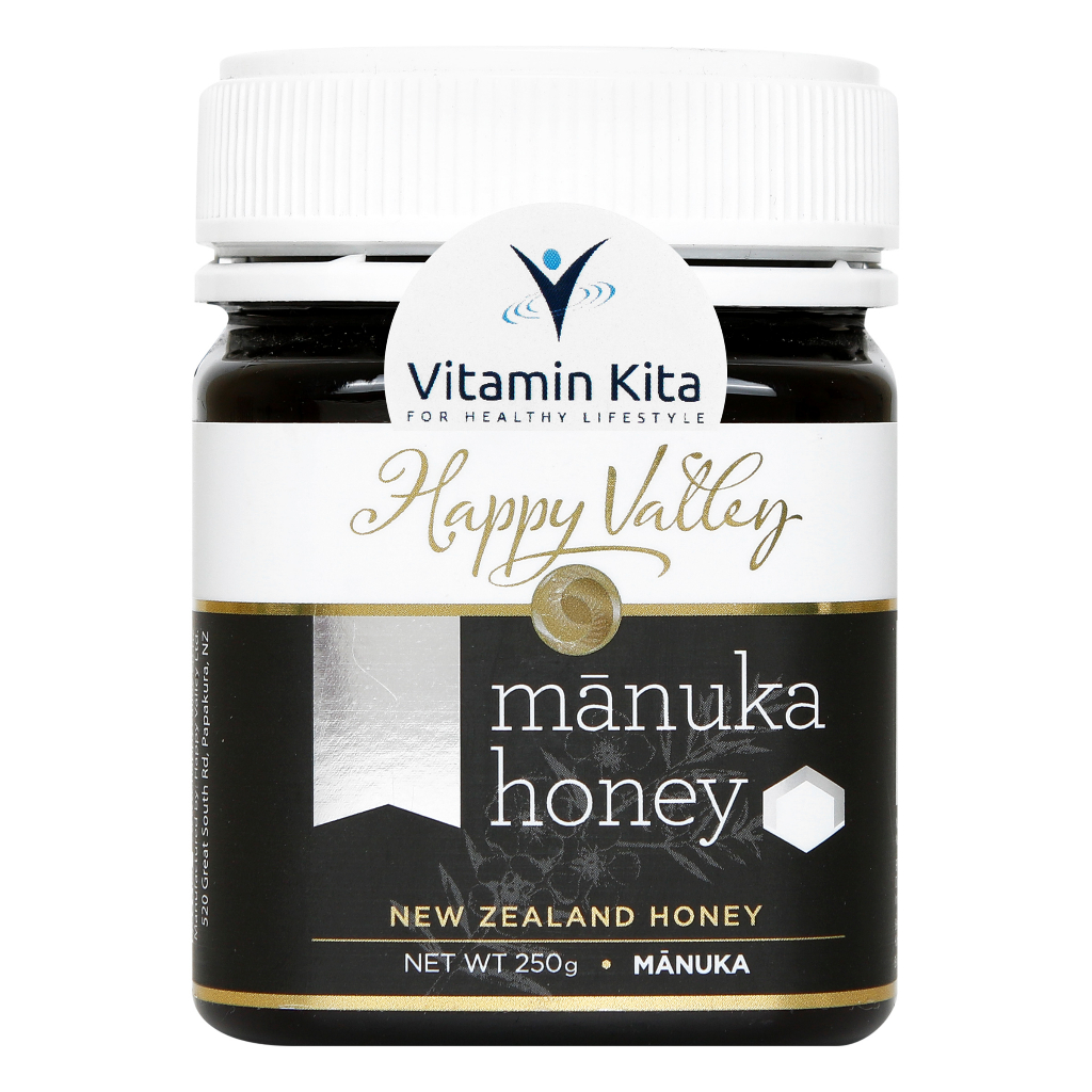 HAPPY VALLEY MANUKA HONEY UMF  10+ | mempunyai manfaat penyembuhan karena terdapat antibacterial, anti-inflammatory, antioxidant, dan bergizi tinggi