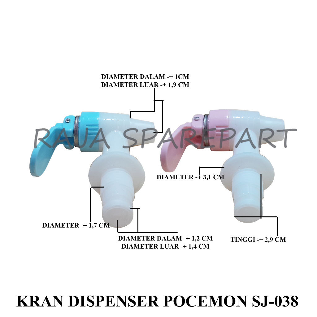 KRAN DISPENSER/KRAN GALON/SET/KRAN DISPENSER POCEMON SJ-038