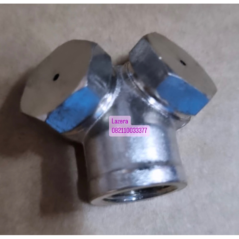TASCO NOZZLE DOUBLE HEAD NOZZLE CABANG STAINLESS