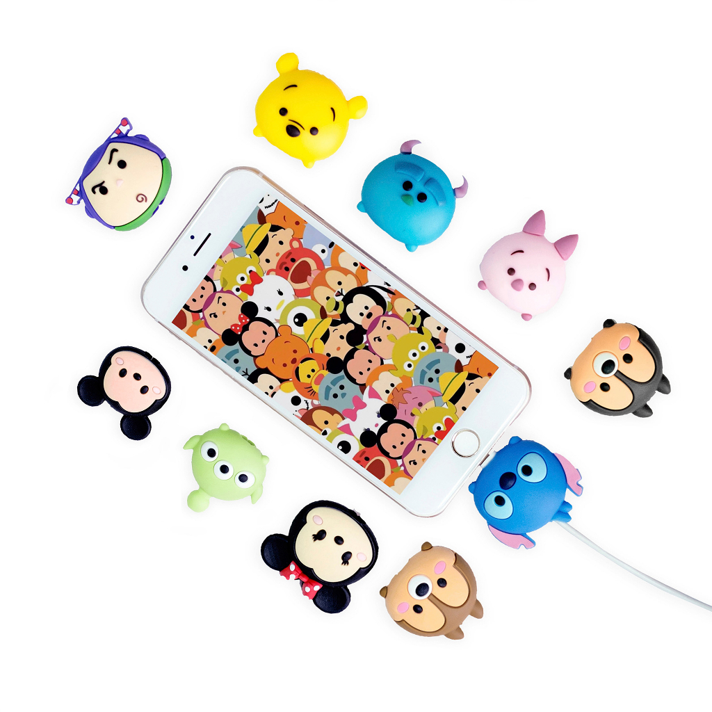 TSUM TSUM - Cable Bite/ Pelindung Ujung Kabel/ Cable Saver/ Cable Protector