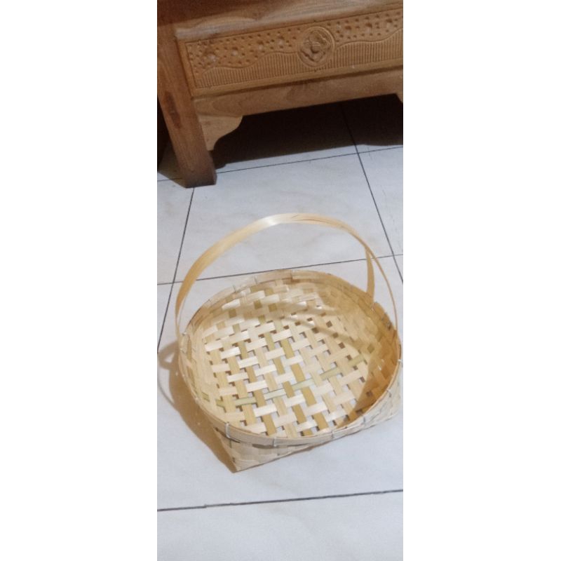 Keranjang Lamaran/Hantaran Nikahan/Cangkingan Bambu/Besek