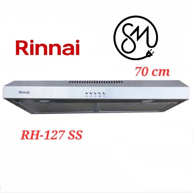 Cooker Hood Rinnai RH-127SS Penghisap asap RH127SS RH 127 SS 70 cm Stainless