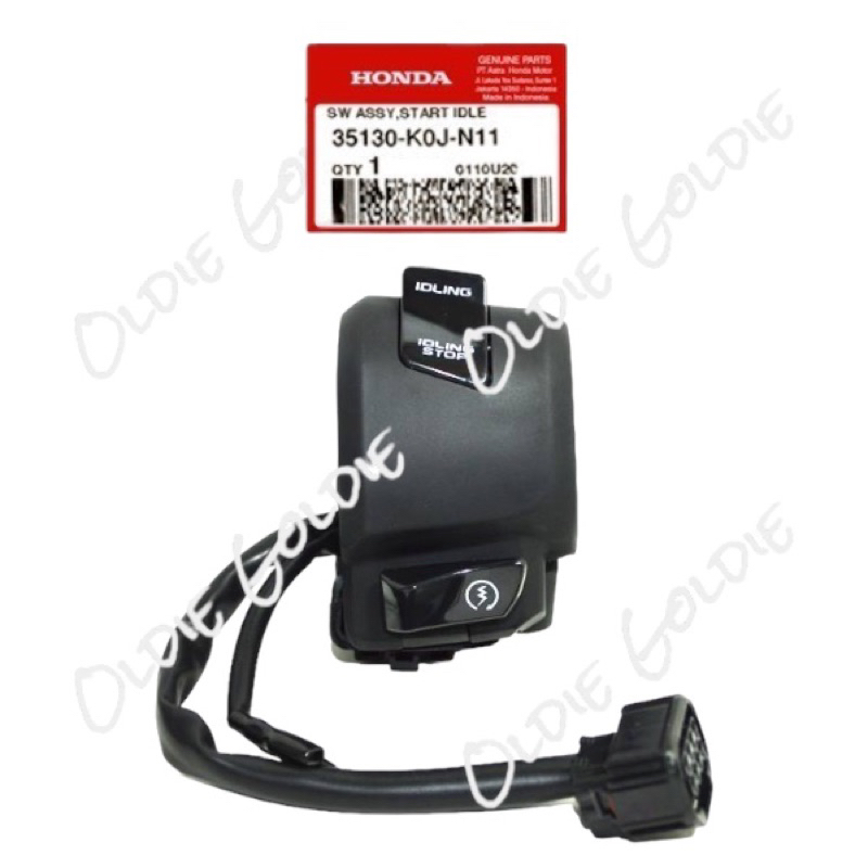 35130-K0J-N11 Switch Assy Start Idle Holder Kanan GENIO ISS Idling AHM