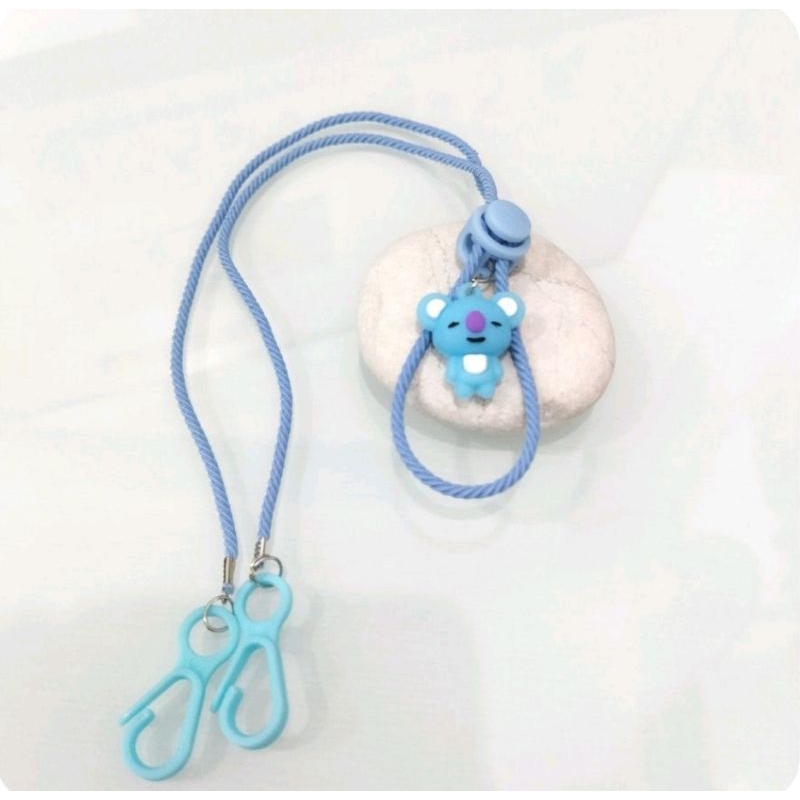 COD Conector Strap Masker BTS Kalung Masker 2 in 1 Strap Masker 2in1 Konektor Headloop Karakter Bone