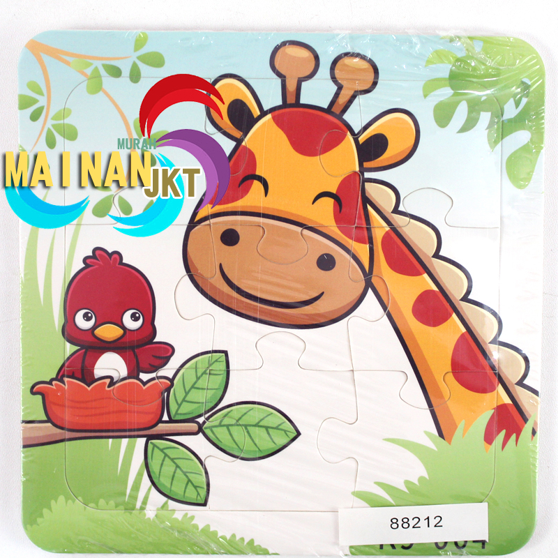 MAINANKEI MAINAN EDUKASI PUZZLE ANIMAL 88212 PUZZLE SIMPLE UNTUK ANAK BERMAIN DAN BERFIKIR