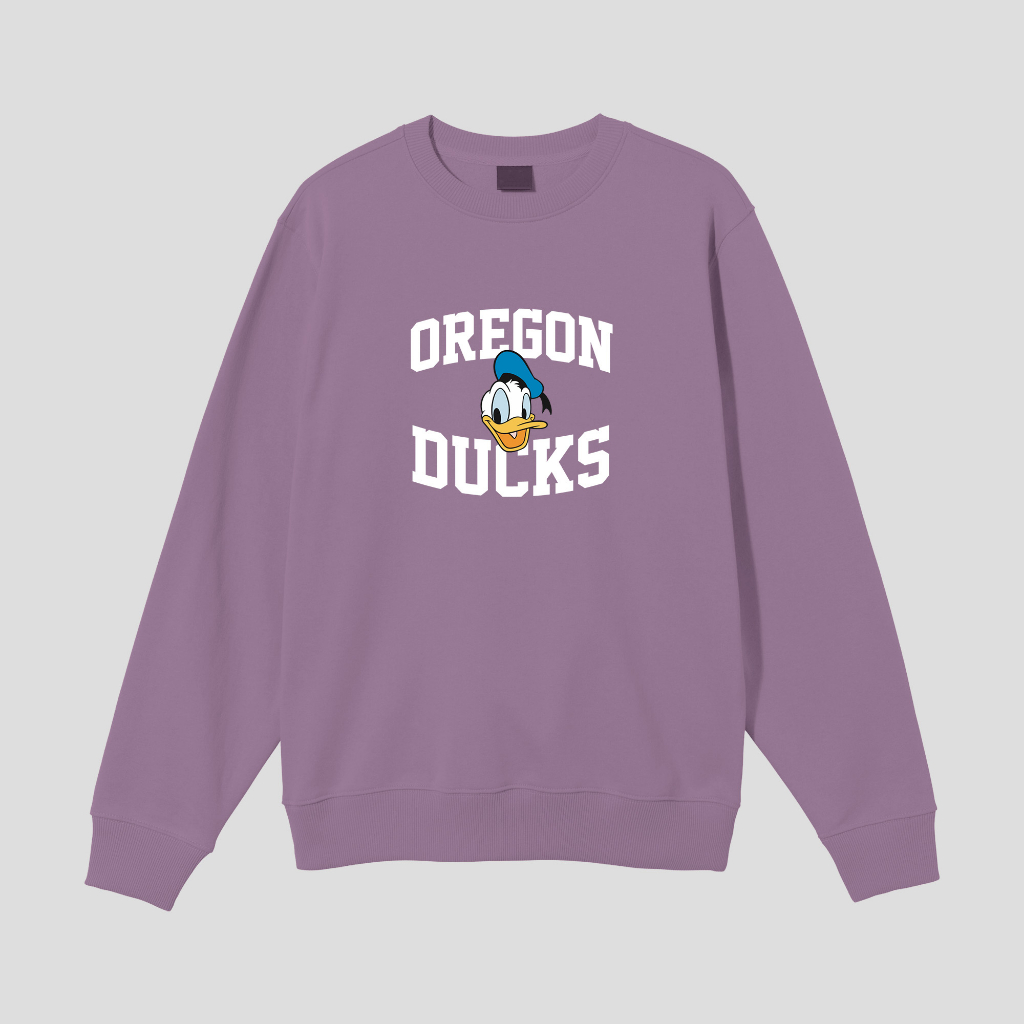 OREGON DUCK SWEATER CREWNECK PRIA WANITA Size M-XXL